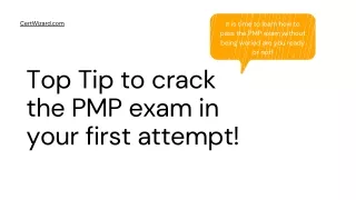 it is time to learn how to pass the pmp exam