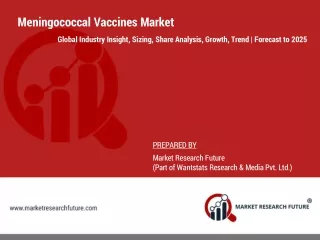 Meningococcal Vaccines Market Insight, Regional & Segmental Share Analysis | Forecast –  2025