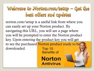 norton com setup is a useful link from where