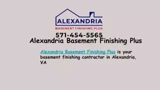 Basement Finishing Contractors Alexandria VA | 571-454-5565