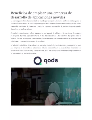beneficios de emplear una empresa de desarrollo