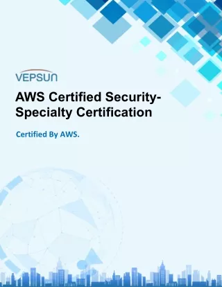 aws certified security