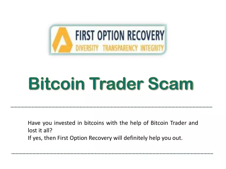 bitcoin trader scam