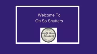 welcome to oh so shutters