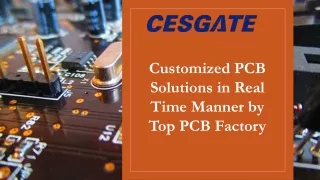 customized pcb solutions in real time manner