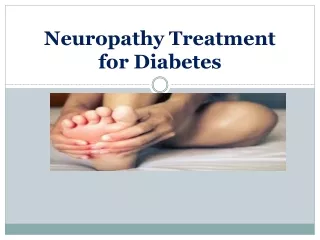 neuropathy t reatment for diabetes