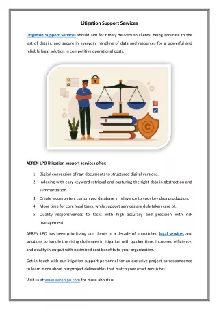litigation support services