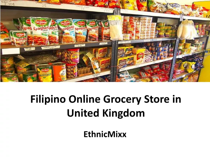 filipino online grocery store in united kingdom
