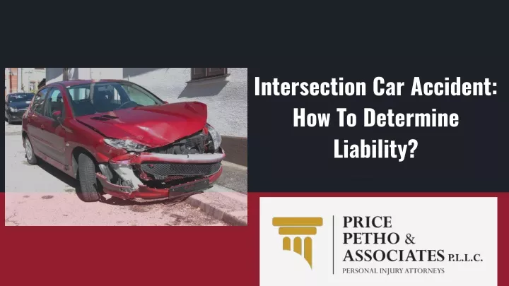intersection car accident how to determine