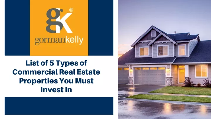 list of 5 types of commercial real estate