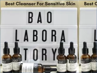 Buy the best cleanser for sensitive skin from BAO Laboratory