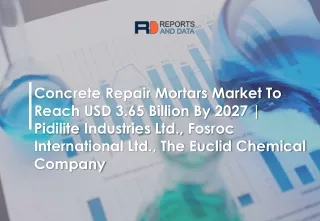 Concrete Repair Mortars Market Segmentation, Challenges and Opportunities to 2027