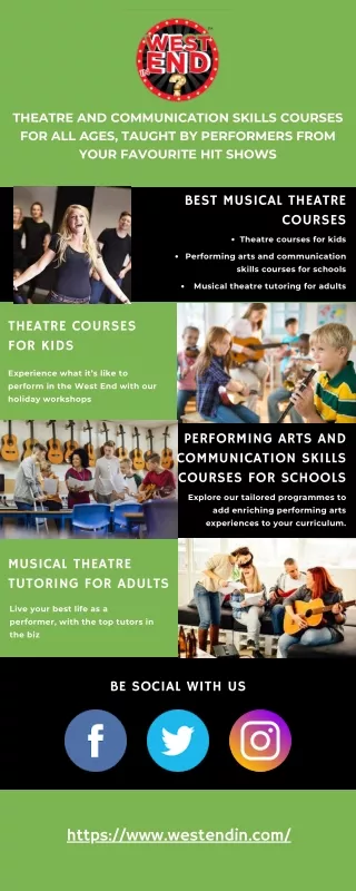 Musical Theatre Summer Workshops