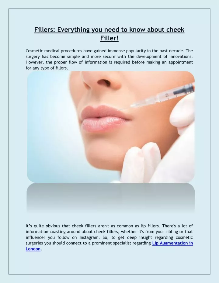 fillers everything you need to know about cheek
