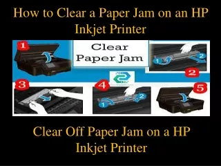 how to clear a paper jam on an hp inkjet printer
