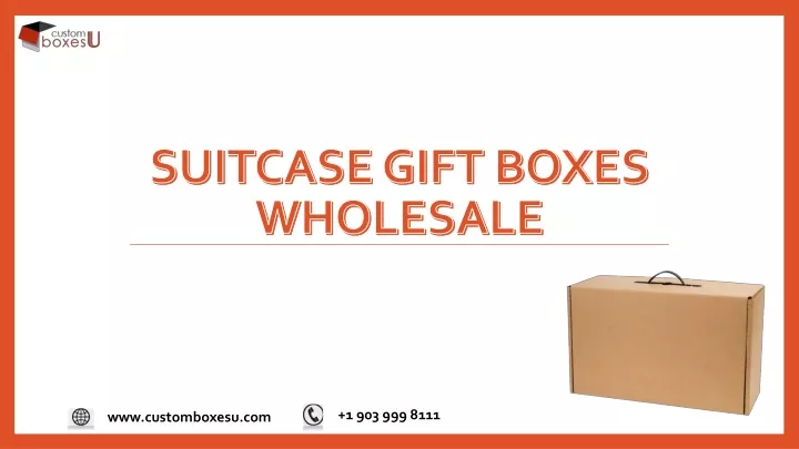 suitcase gift boxes wholesale