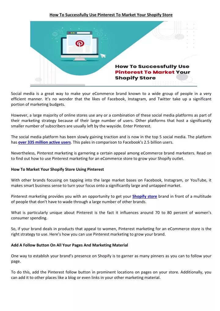 how to successfully use pinterest to market your