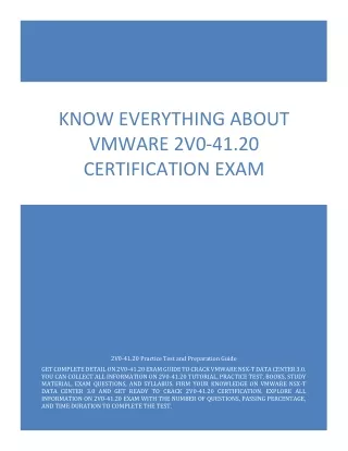 know everything about vmware
