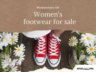 Women's footwear for sale at Mudawwana UK