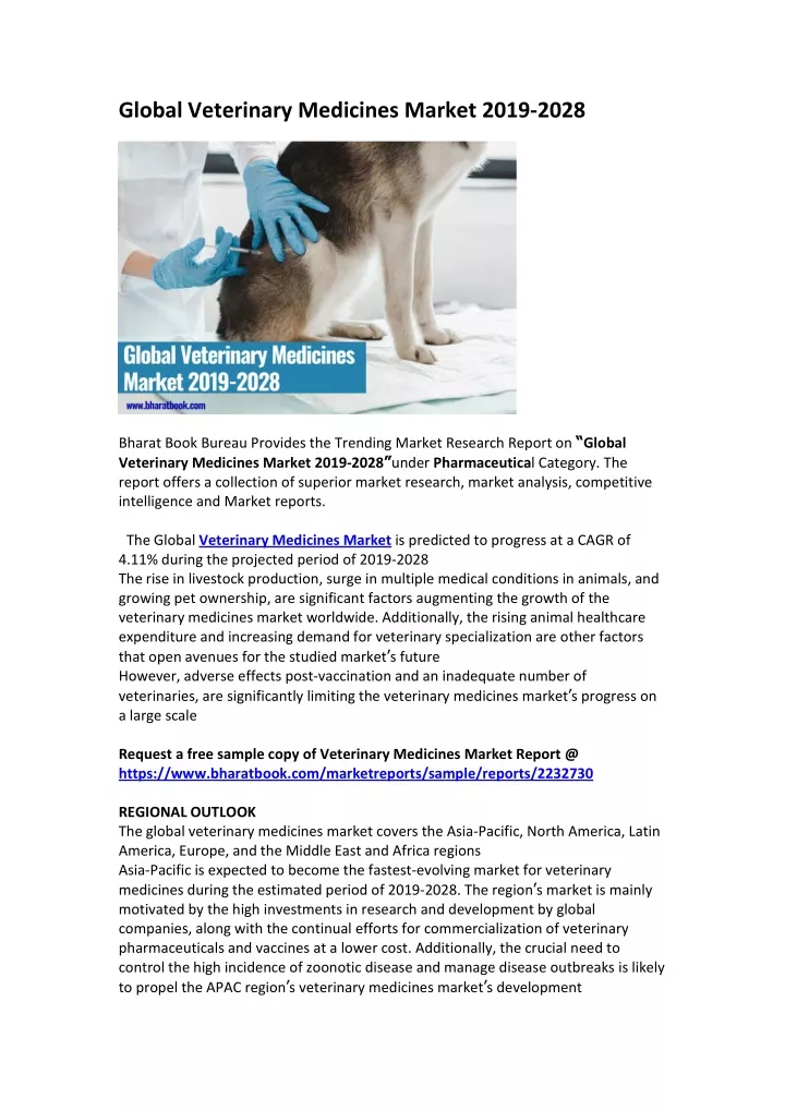 global veterinary medicines market 2019 2028