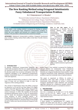 international journal of trend in scientific