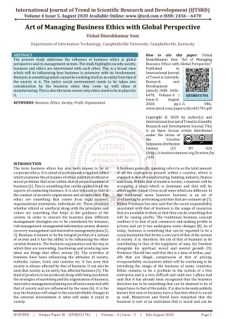 international journal of trend in scientific