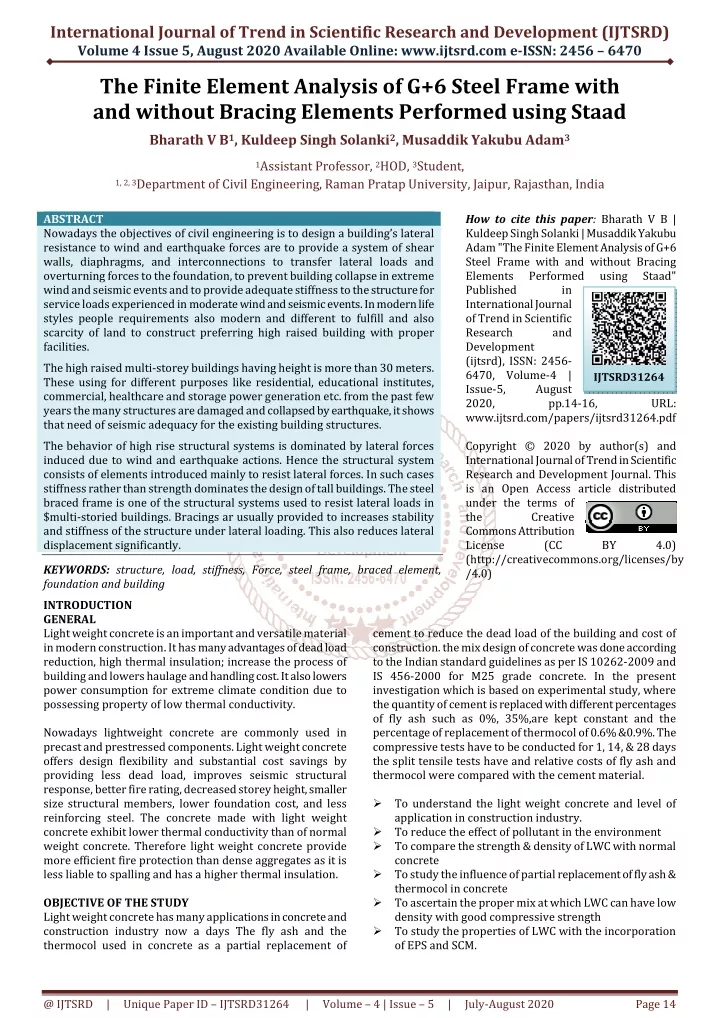 international journal of trend in scientific