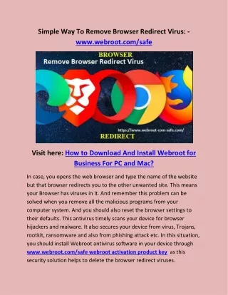 simple way to remove browser redirect virus