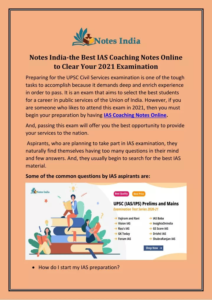 notes india the best ias coaching notes online