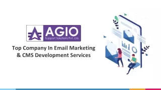 top company in email marketing cms development