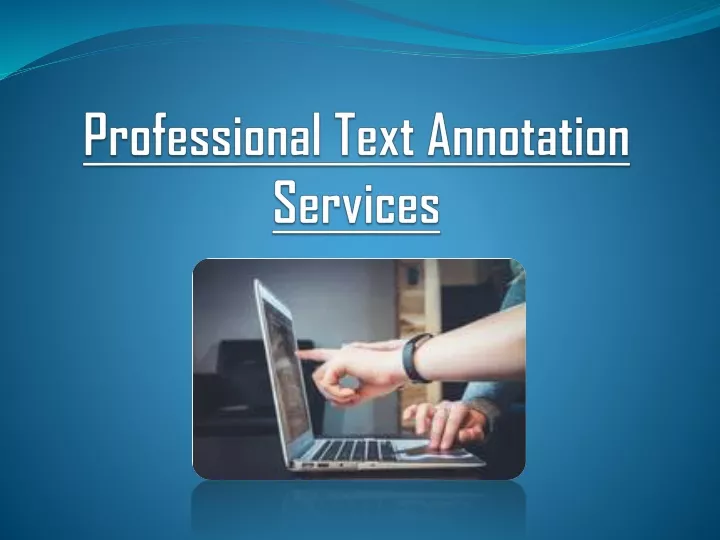 professional text annotation services