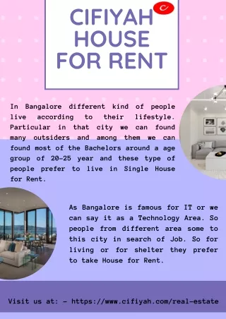 cifiyah house for rent