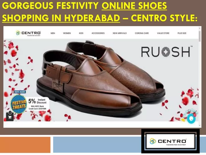 gorgeous festivity online shoes shopping in hyderabad centro style