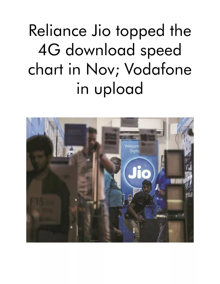 reliance jio topped the 4g download speed chart