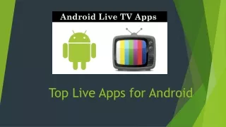 top live apps for android