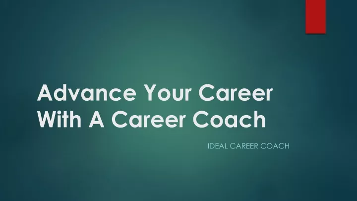 advance your career with a career coach