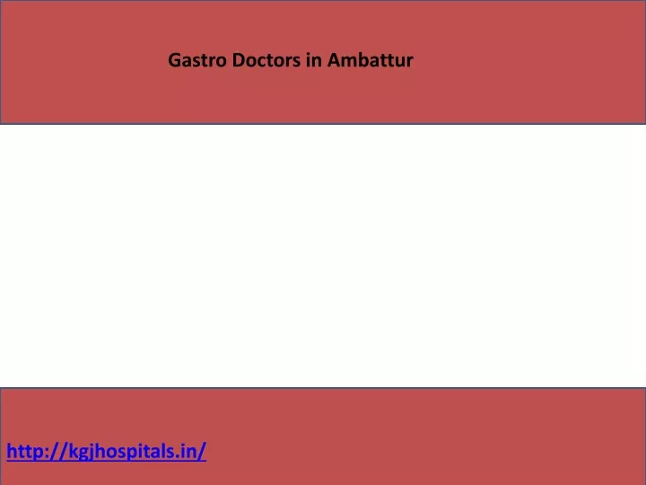 gastro doctors in ambattur