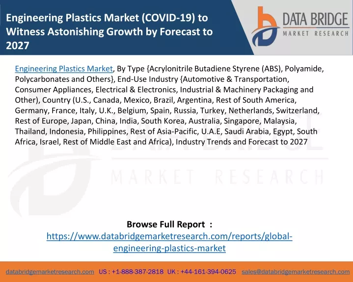 engineering plastics market covid 19 to witness