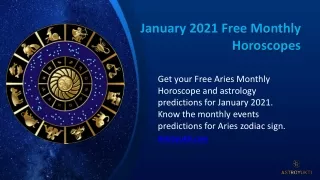 Online Free Monthly Horoscopes | Monthly Astrology Predictions  for January 2021 | Astro Yukti