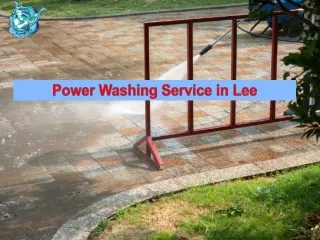 Power Washing Service in Lee