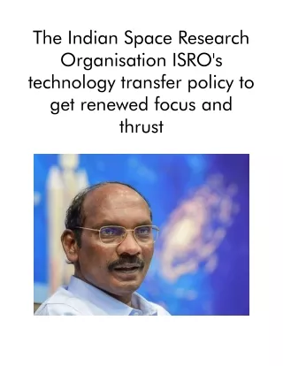 PPT - ISRO (INDIAN SPACE RESEARCH ORGANISATION) PowerPoint Presentation ...