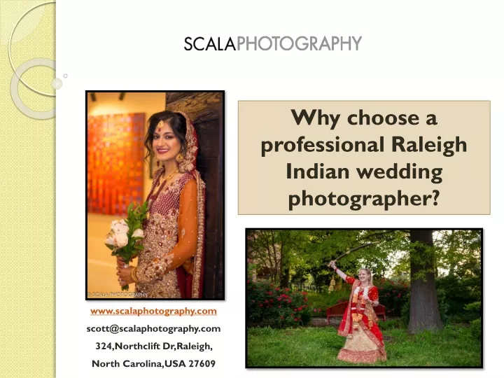 why choose a professional raleigh indian wedding