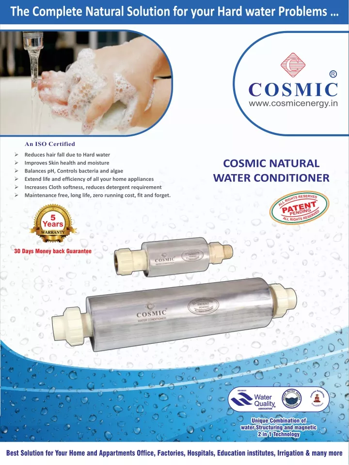 the complete natural solution for your hard water