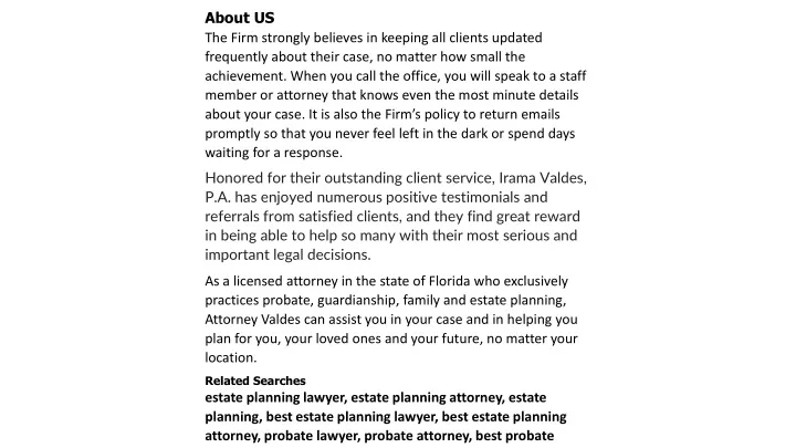 estate planning attorney contact address