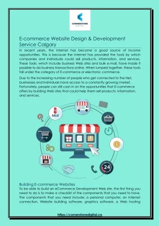 e commerce website design development service