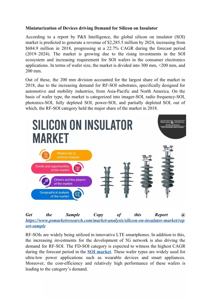 miniaturization of devices driving demand