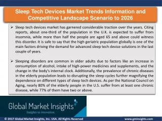 sleep tech devices market trends information