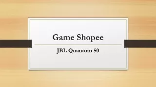 JBL Quantum 50 in-Ear Gaming Headphones