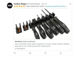 Client Review- ToolBox Widget UK