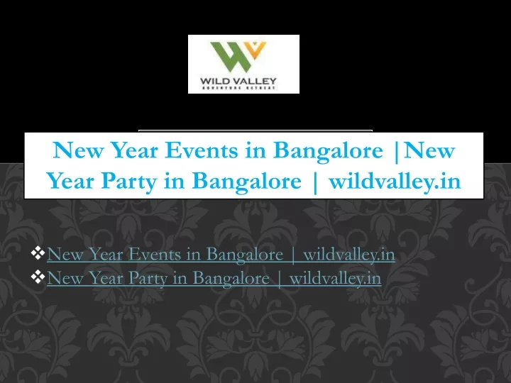 new year events in bangalore new year party